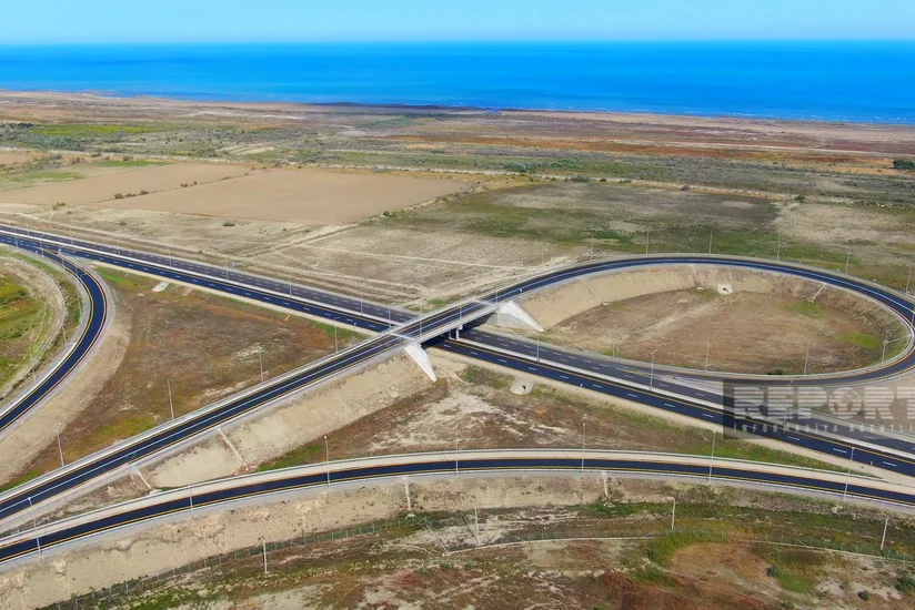 Bakı-Quba-Rusiya ilə dövlət sərhədi ödənişli yol 1-ci texniki dərəcəyə uyğun inşa edilib