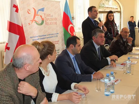 Tbilisidə azərbaycanlı alimin gürcü dilində çapdan çıxan kitabının təqdimatı keçirilib