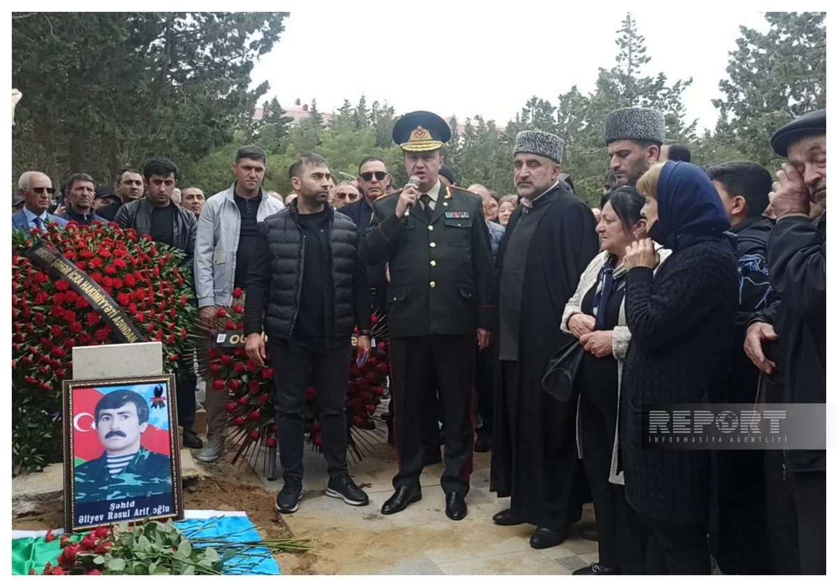 Sumqayıtda Birinci Qarabağ müharibəsinin şəhidi dəfn edilib