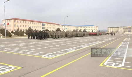 Naxçıvanda gənc əsgərlərin andiçmə mərasimi keçirilib