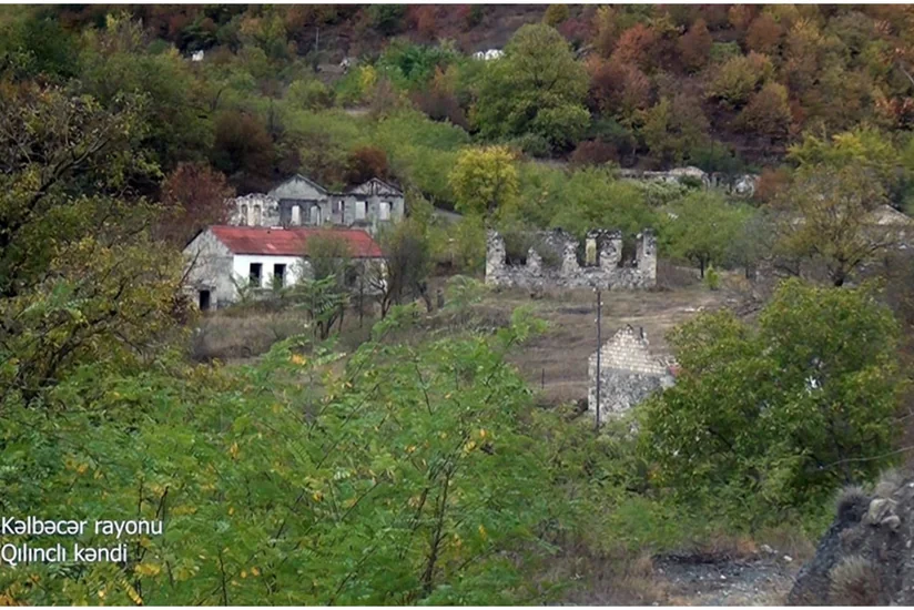 Освобожденное от оккупации кяльбаджарское село Гылынджлы
