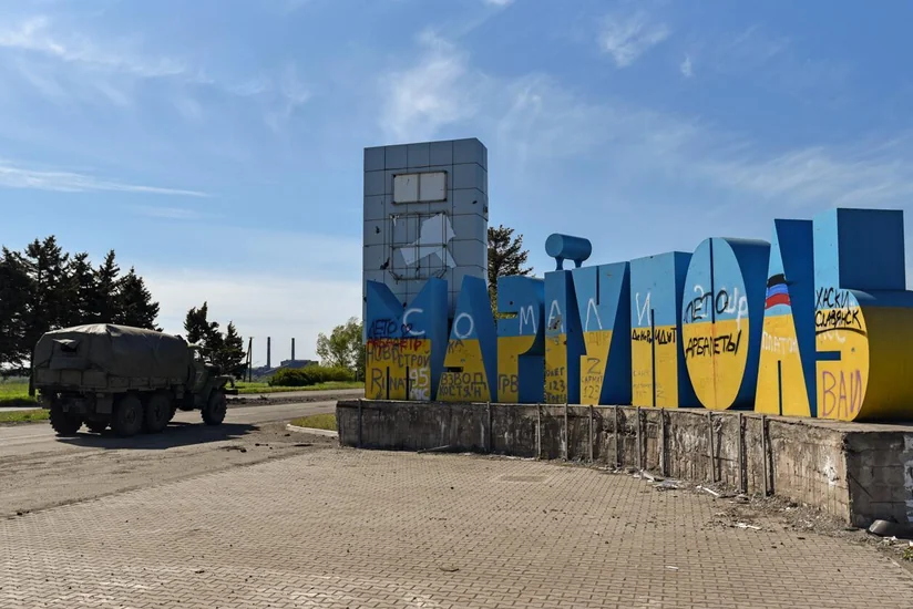 В занятом войсками РФ украинском Мариуполе замечен гумконвой с флагом Армении