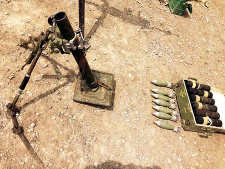 Erməni silahlı bölmələrinin döyüş meydanında atıb qaçdığı döyüş vasitələri ələ keçirilib - FOTO