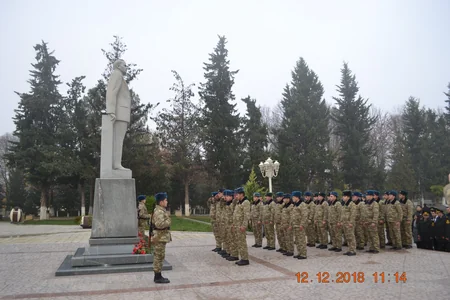 Kürdəmirdə ulu öndərin əziz xatirəsi ehtiramla yad edilib