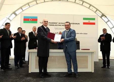 Caspian Pharmed əczaçılıq zavodunun tərəfdaş şirkətləri arasında saziş imzalanıb