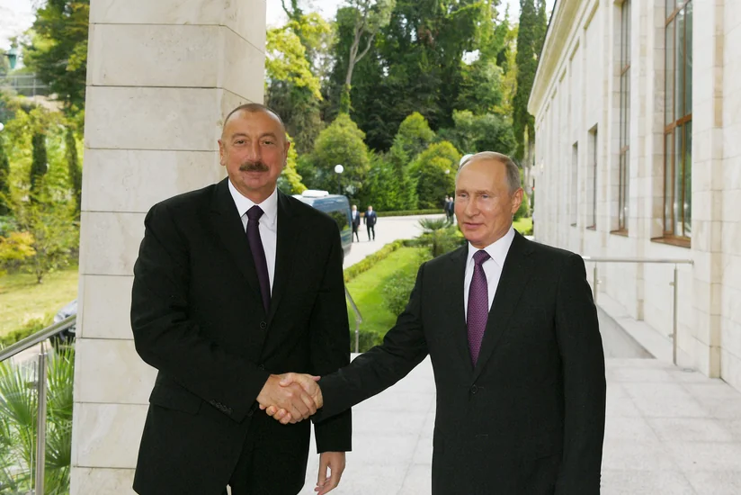 President Ilham Aliyev meets with Vladimir Putin as part of his visit to Russia - UPDATED
