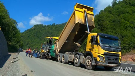 Toğanalı-Kəlbəcər-İstisu avtomobil yolu layihəsi üzrə işlər 41 % icra edilib