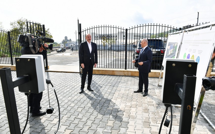 Azerbaijani President and First Lady attend several inauguration and groundbreaking ceremonies in Shusha