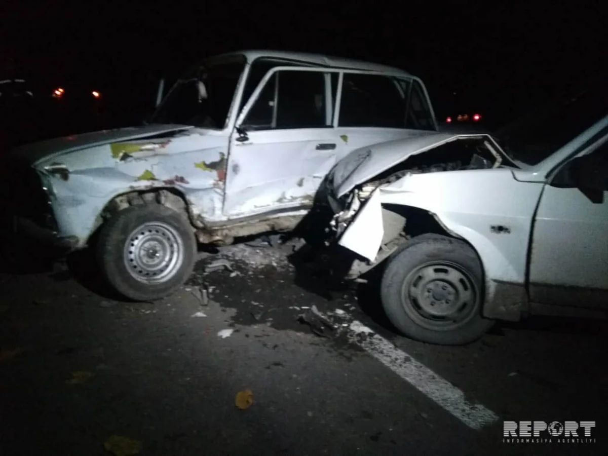 Yevlax-Bərdə yolunda qəza olub, 3 nəfər xəsarət alıb