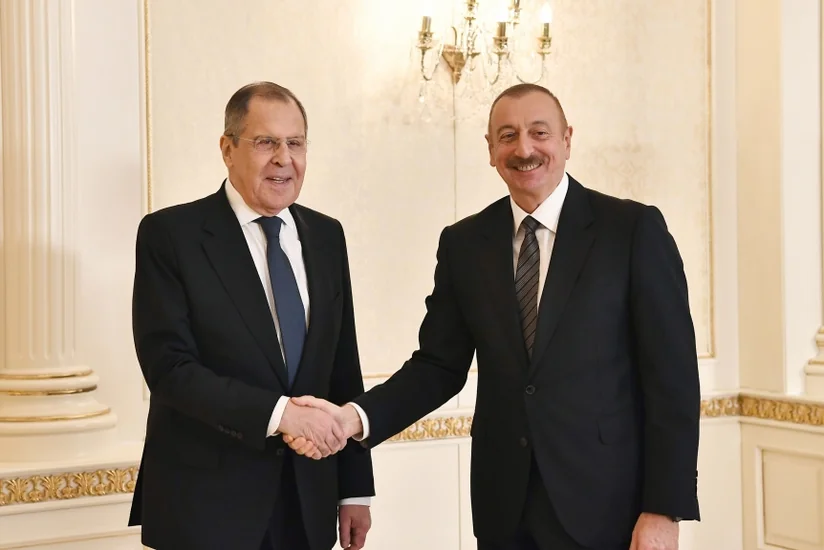İlham Əliyev Rusiyanın xarici işlər nazirini qəbul edib