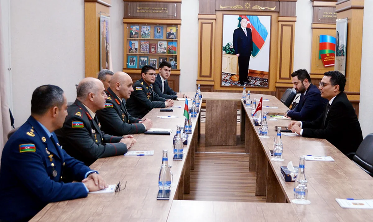 National Defense University of Azerbaijan hosts meeting with Turkish delegation
