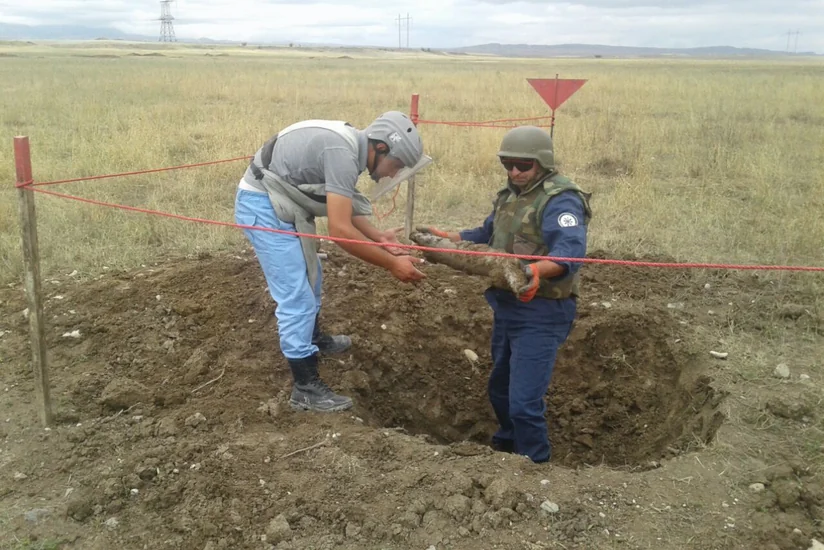 Tərtər və Füzulidə top və tank mərmiləri aşkar edilib