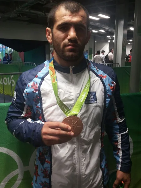 Güləşçi Cəbrayıl Həsənov Olimpiadada bürünc medal qazanıb