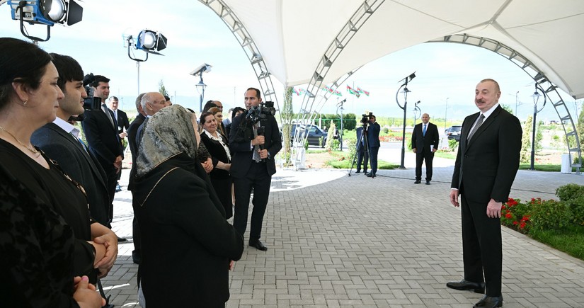 President: 'More houses will be built in Kangarli village in the second stage'