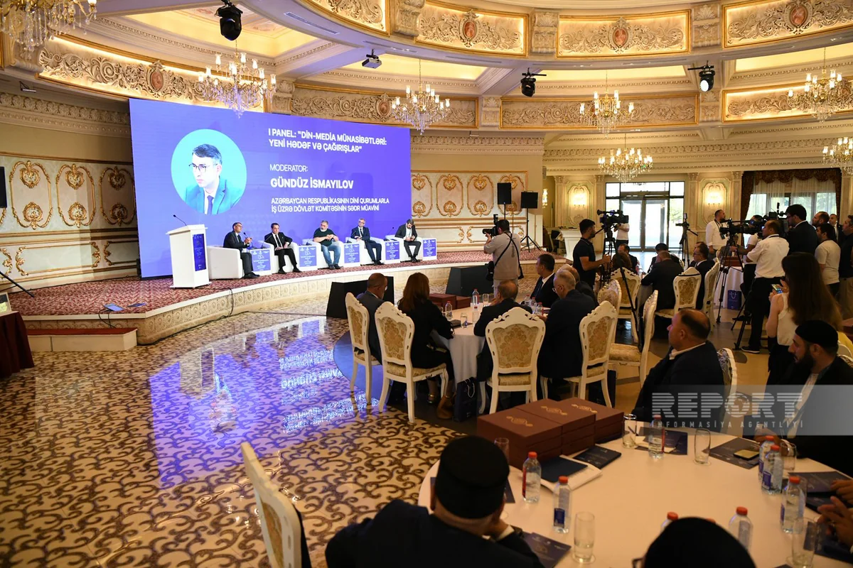 Şamaxıda konfrans çərçivəsində “Din-media münasibətləri: yeni hədəf və çağırışlar” adlı panel sessiya keçirilib