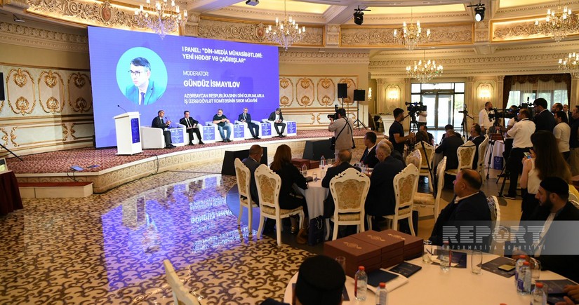 Şamaxıda konfrans çərçivəsində “Din-media münasibətləri: yeni hədəf və çağırışlar” adlı panel sessiya keçirilib