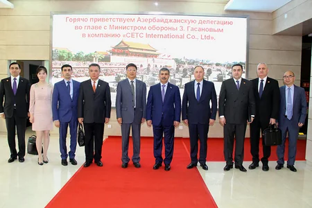 Zakir Həsənov Çinin hərbi məhsullar istehsal edən “CETS İnternational” şirkətində olub