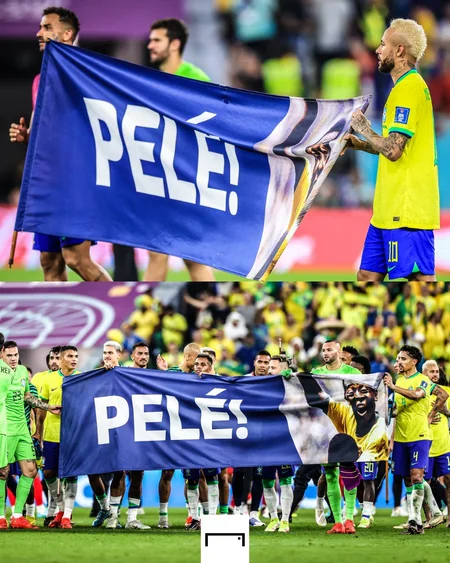 DÇ-2022: Braziliyalı futbolçular qələbəni Peleyə həsr ediblər