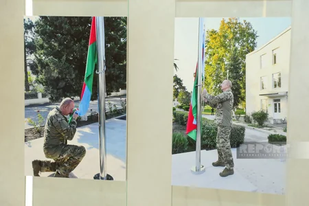 Dövlət Bayrağı Meydanındakı yenilənmiş Bayraq Muzeyi təqdim edilib