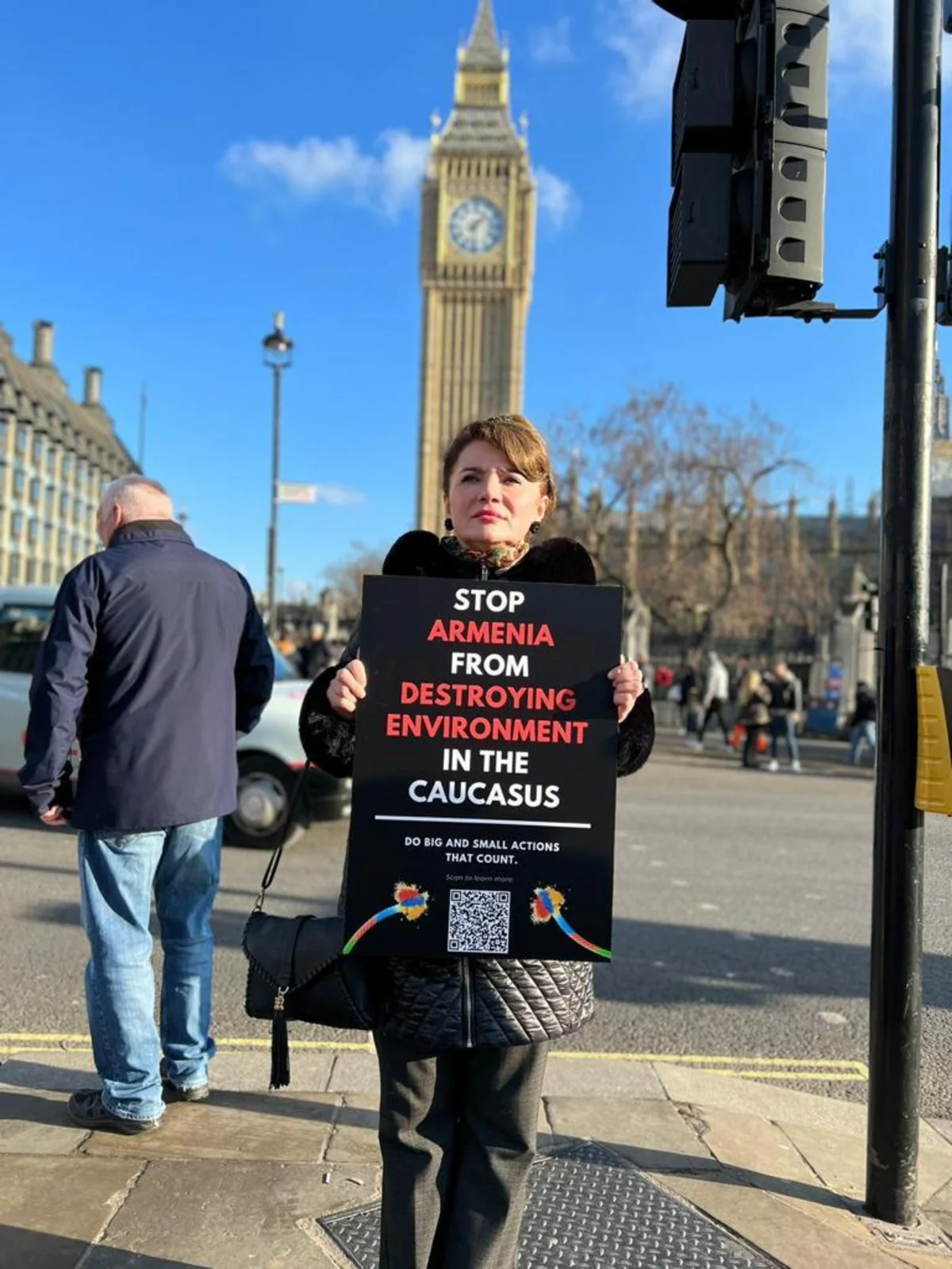 Protest rally held in London against illegal mining by Armenia in Azerbaijan's territory