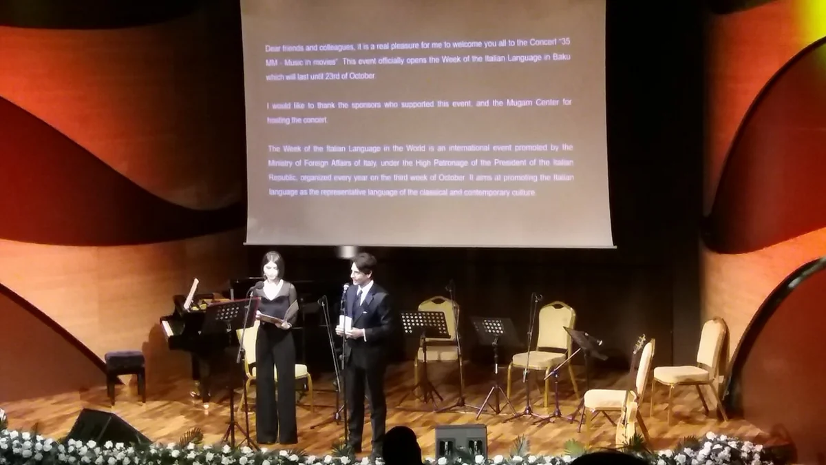Bakıda İtalyan dili həftəsi konsertlə başlayıb