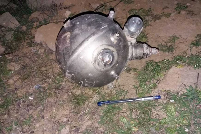 Saray qəsəbəsində hərbi təyinatı olmayan naməlum əşya aşkar olunub