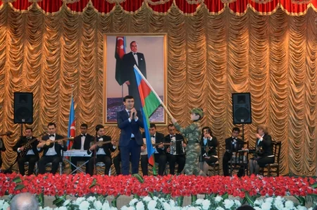 Bərdə şəhərində hərbi vətənpərvərlik tədbiri keçirilib