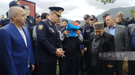 Füzulidə minaya düşərək şəhid olan polis əməkdaşı Seyfi Abdullayev dəfn edilib - YENİLƏNİB