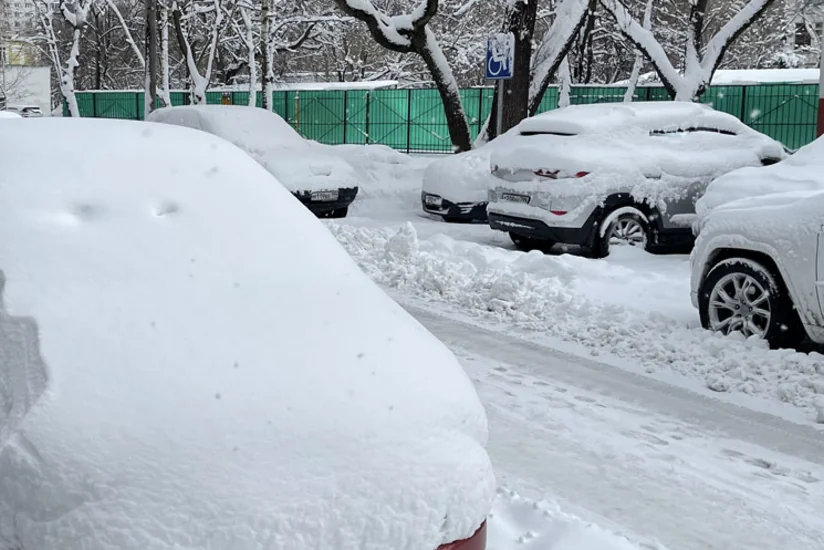 В Москве за сутки выпал рекордный 21 см снега