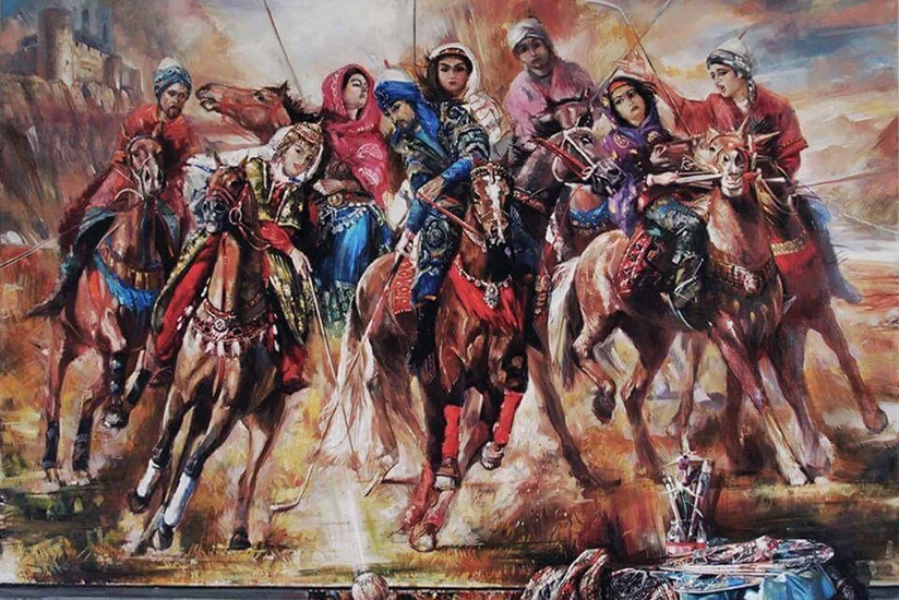 Finlandiyada azərbaycanlı rəssamın rəsm sərgisi keçirilib - FOTO