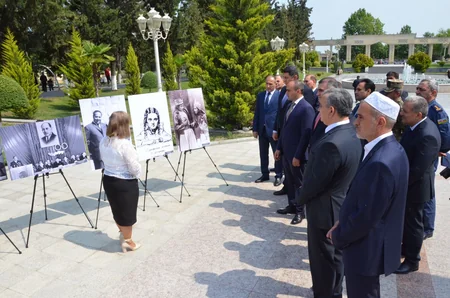 Kürdəmirdə Heydər Əliyevin 100 illik yubileyi qeyd edilib