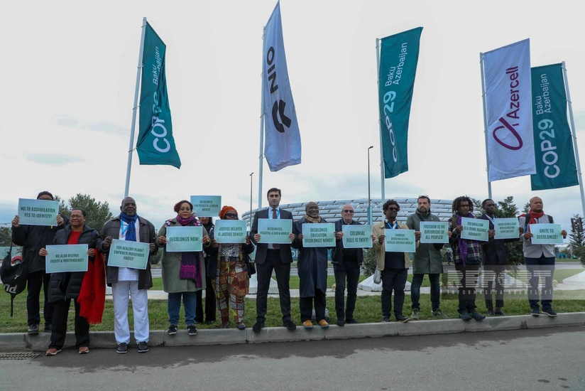 COP29-da kolonializmə qarşı aksiya keçirilir
