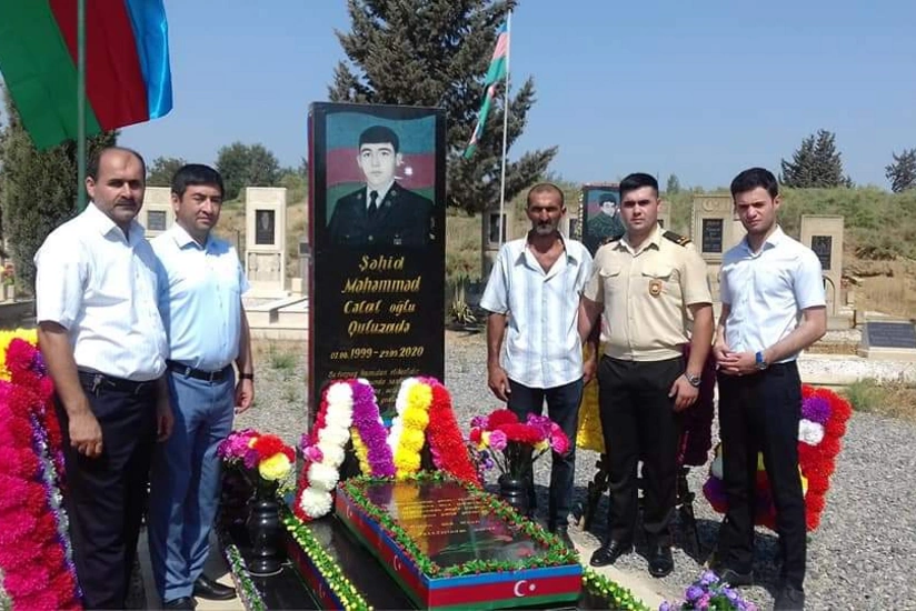 Biləsuvarda Vətən müharibəsi şəhidinin doğum günü qeyd edilib