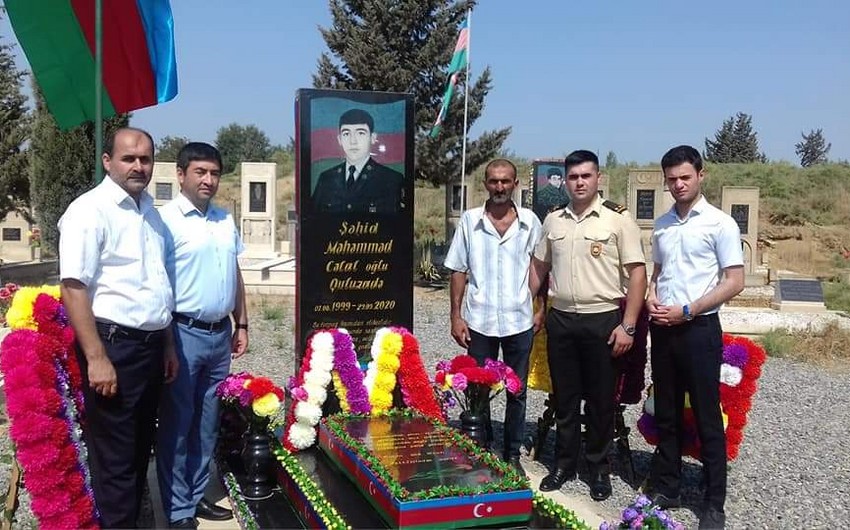 Biləsuvarda Vətən müharibəsi şəhidinin doğum günü qeyd edilib