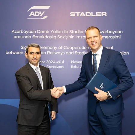 ADY və “Stadler Bakıda Təlim və İnkişaf Mərkəzinin yaradılmasına dair müqavilə imzalayıb