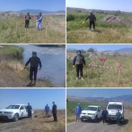 Tərtərdə əl qumbarası tapılıb