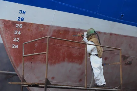 Azerbaijan State Caspian Shipping Company CJSC prepares a new ship for oilmen