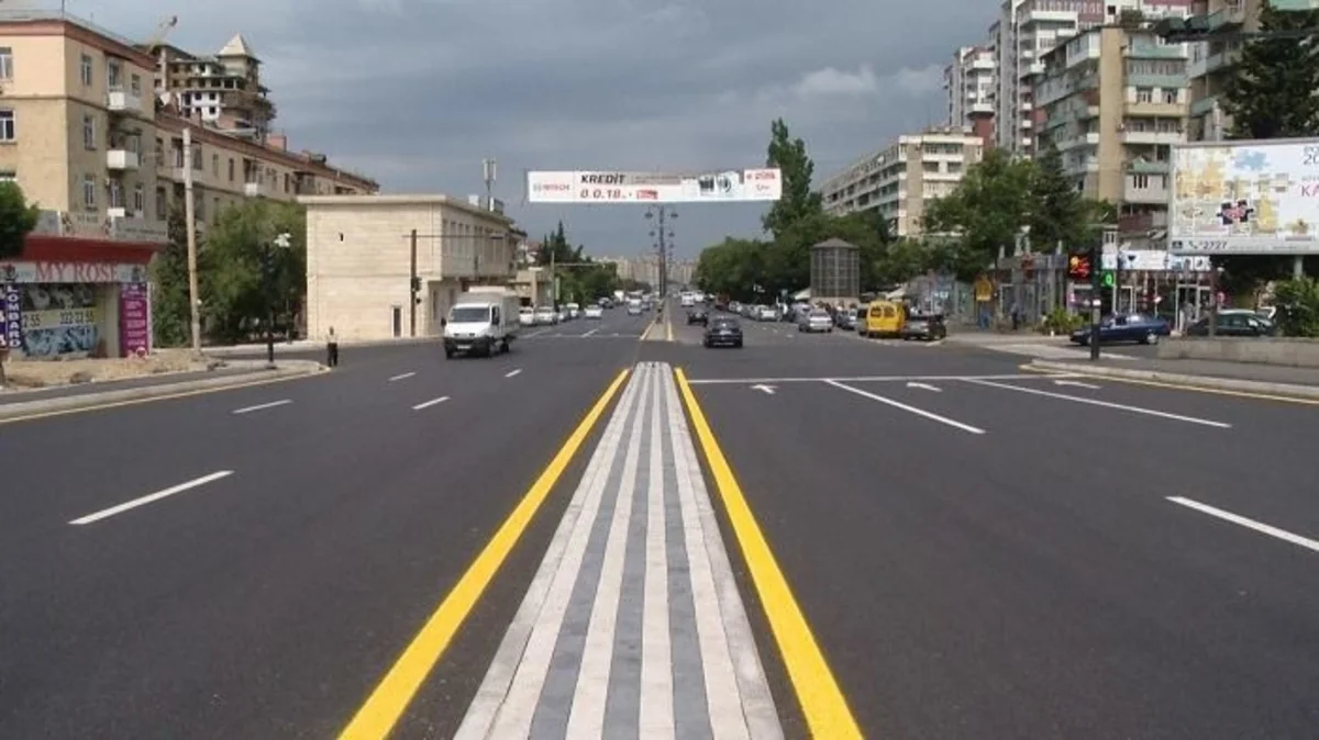 Bakının Qara Qarayev prospektində sürət həddi endirilib