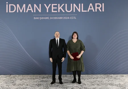 Prezident İlham Əliyev 2024-cü ilin idman yekunlarına həsr olunan mərasimdə iştirak edib - YENİLƏNİB
