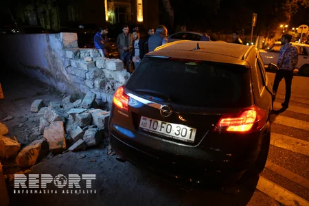 Bakıda sərxoş sürücü qəza törədib - FOTO - VİDEO - YENİLƏNİB