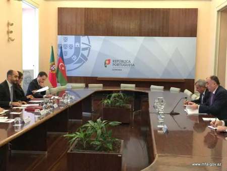 Foreign Minister Elmar Mammadyarov met with Paulo Alexandre Ferreira