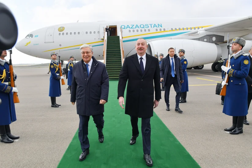 Qazaxıstan Prezidenti Füzuli rayonuna səfər edib