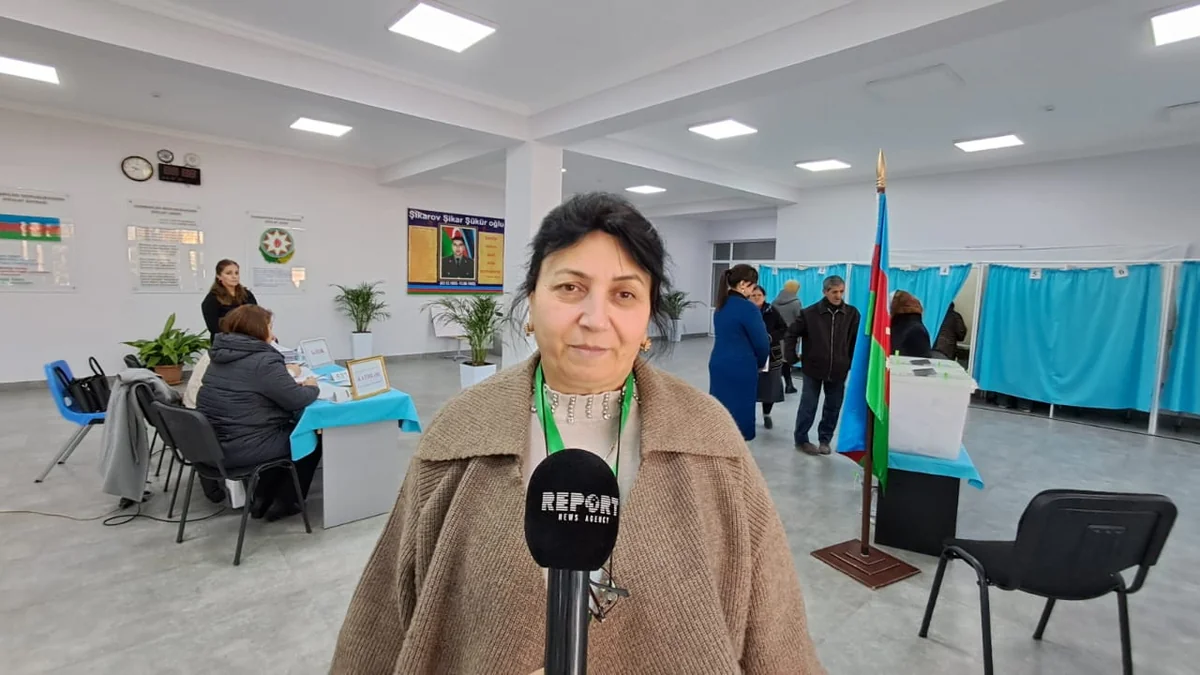 Məntəqə sədri: ​​​​​​​Səsvermə prosesində seçici fəallığı yüksək səviyyədədir