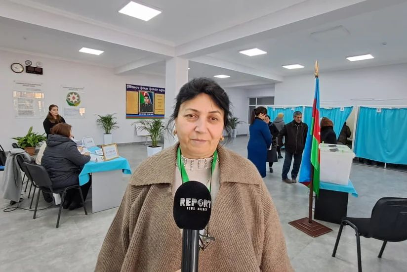 Məntəqə sədri: ​​​​​​​Səsvermə prosesində seçici fəallığı yüksək səviyyədədir