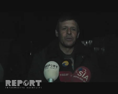 Quba-Xınalıq-İspik avtomobil yoluna qaya parçası düşüb - FOTO