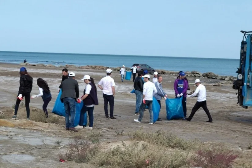 Xəzər dənizinin Novxanı sahilində iməcilik keçirilib