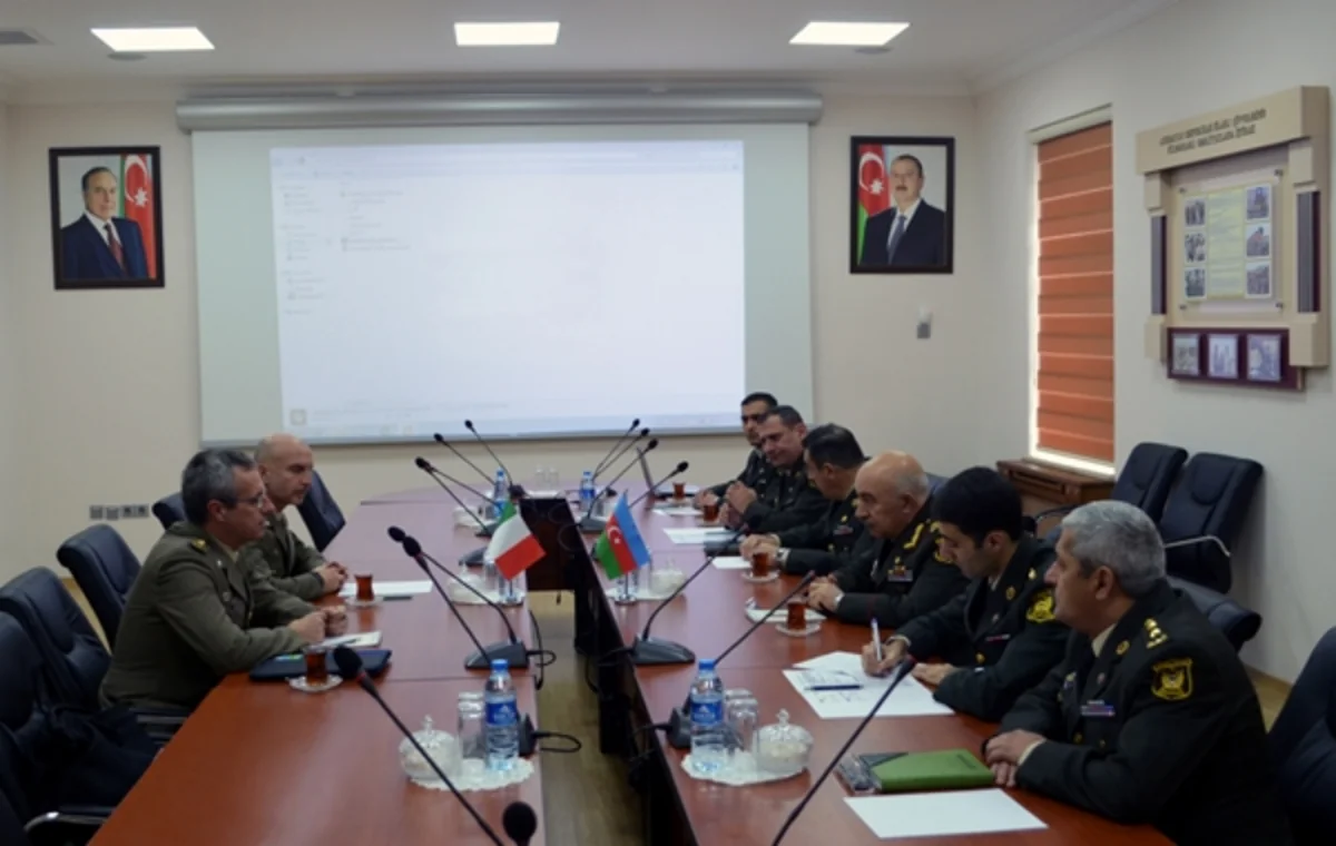 Состоялась встреча между экспертами по гражданско-военному сотрудничеству министерств обороны Азербайджана и Италии