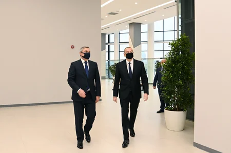 Ilham Aliyev attends opening of Citizen Reception Center of Presidential Administration 