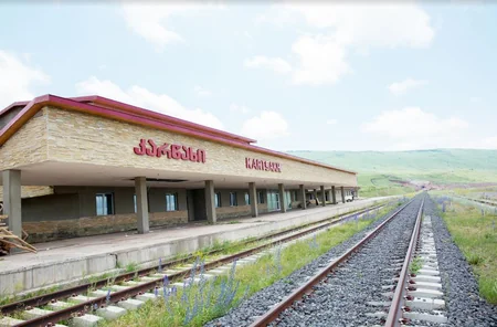 Bakı-Tbilisi-Qars dəmir yolunun Gürcüstan hissəsinin tikintisi yekunlaşır