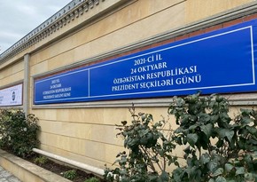 Voting in presidential election underway at Uzbek Embassy in Baku